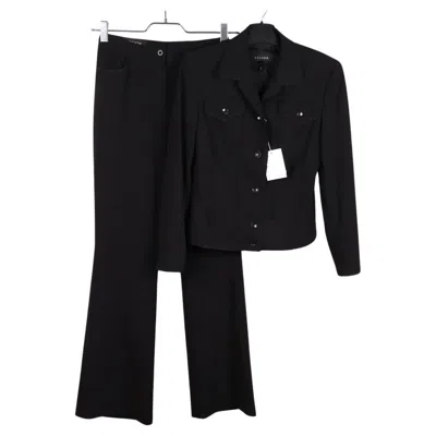 Pre-owned Escada New  Wool Suit In Black