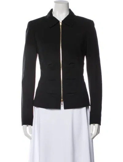 Pre-owned Escada Nylon Jacket In Gray