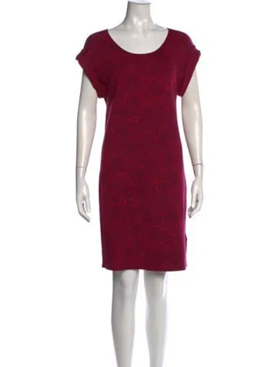 Pre-owned Escada Nylon Knee-length Dress In Purple