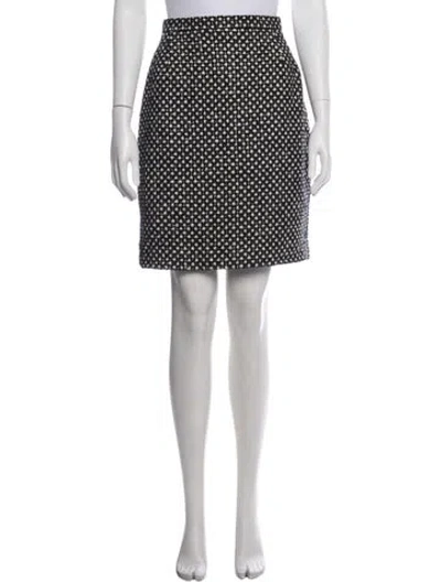 Pre-owned Escada Nylon Knee-length Skirt In Black