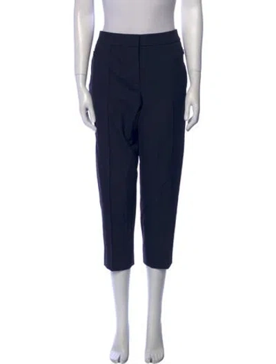 Pre-owned Escada Nylon Straight Leg Pants In Black