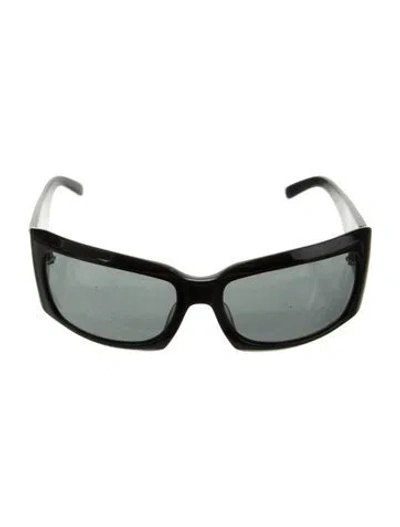 Pre-owned Escada Oversize Tinted Sunglasses In Black
