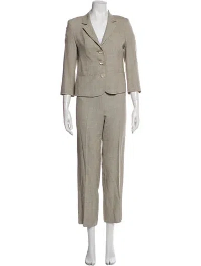 Pre-owned Escada Pantsuit In Gray