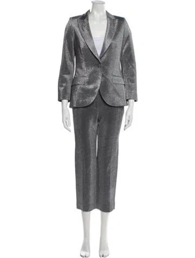 Pre-owned Escada Pantsuit In Gray