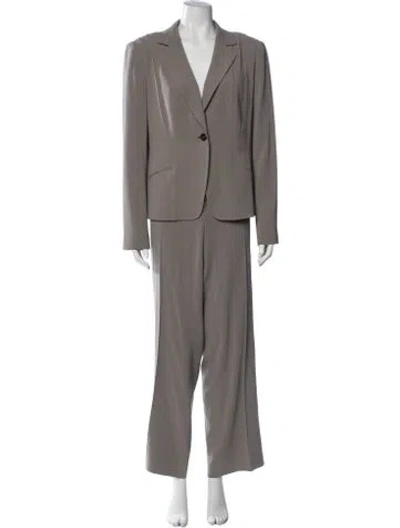 Pre-owned Escada Pantsuit In Grey