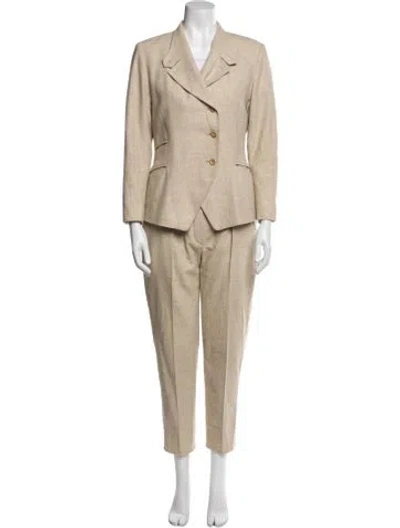 Pre-owned Escada Pantsuit In Neutral