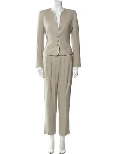 Pre-owned Escada Pantsuit In Neutral