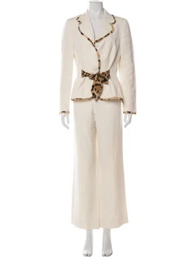 Pre-owned Escada Pantsuit In Neutral