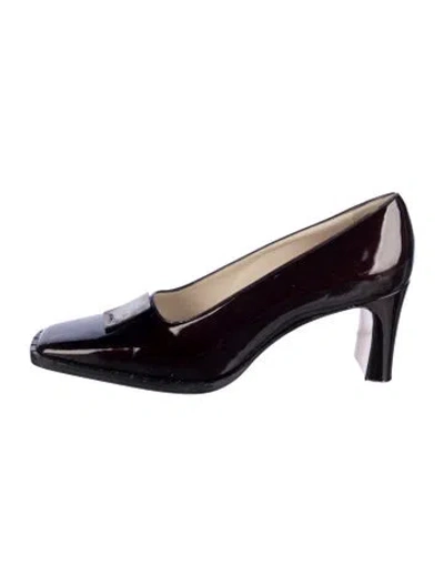 Pre-owned Escada Patent Leather Pumps In Purple