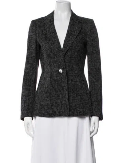 Pre-owned Escada Patterned Blazer In Multicolor