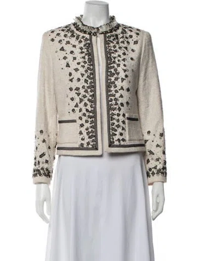 Pre-owned Escada Patterned Jacket In Neutrals