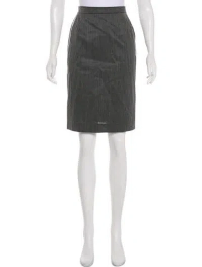 Pre-owned Escada Patterned Pencil Skirt In Multi