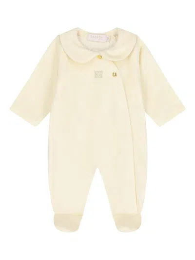 Escada Babies' Peter-pan Collar Pajama In Neutral