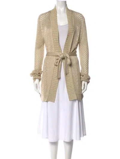 Pre-owned Escada Plunge Neckline Sweater