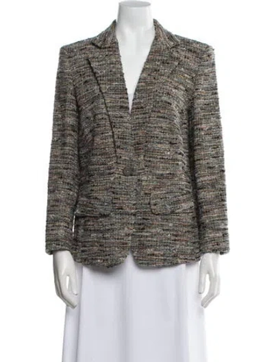 Pre-owned Escada Printed Blazer In Multi