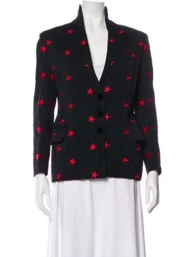 Pre-owned Escada Printed Blazer In White