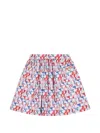 Escada Printed Button Skirt In Multi