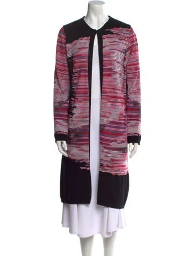 Pre-owned Escada Printed Crew Neck Sweater In Multi