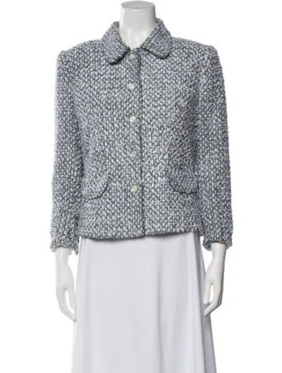 Pre-owned Escada Printed Evening Jacket In Black