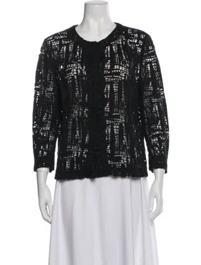 Pre-owned Escada Printed Evening Jacket In Gray