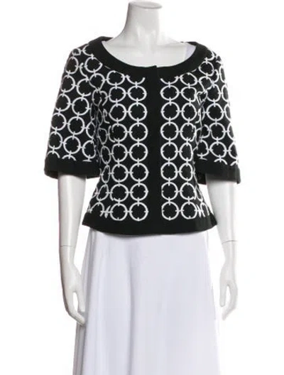 Pre-owned Escada Printed Evening Jacket In Multi