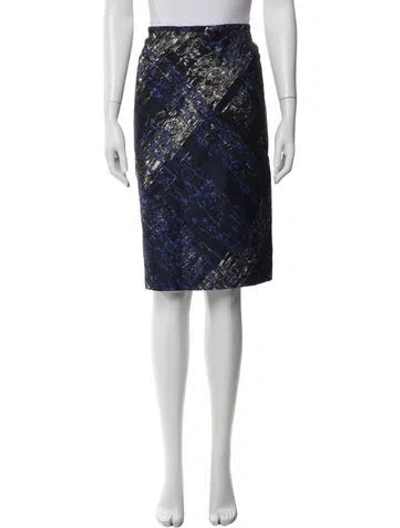 Pre-owned Escada Printed Knee-length Skirt In Multi