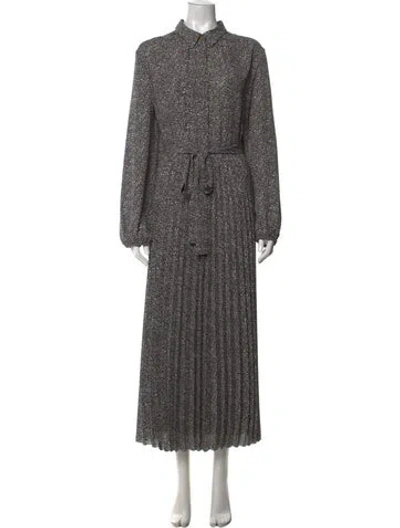 Pre-owned Escada Printed Long Dress In Multicolor