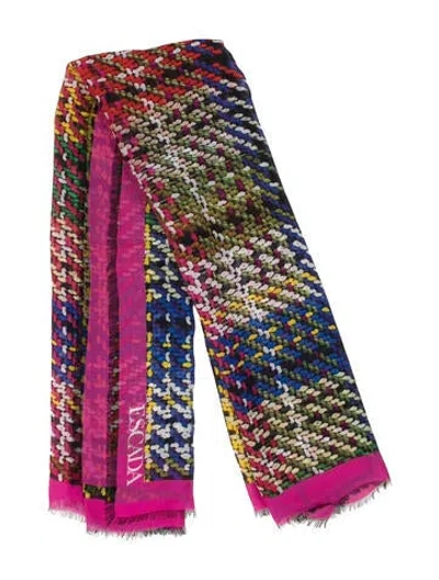 Pre-owned Escada Printed Scarf In Multi