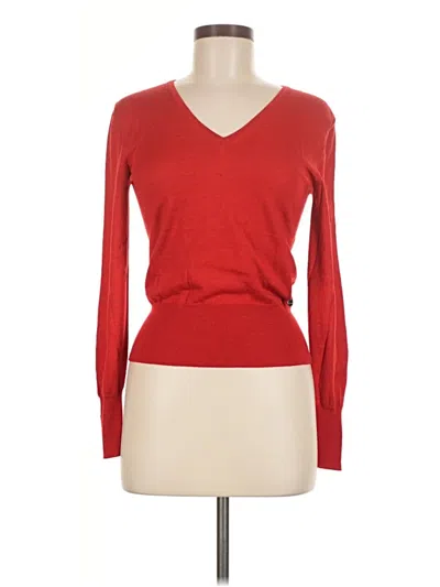 Pre-owned Escada Pullover Sweater In Red