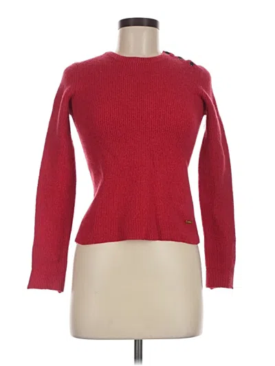 Pre-owned Escada Pullover Sweater In Red