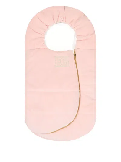 Escada Quilted Velvet Sleep Bag In Pink