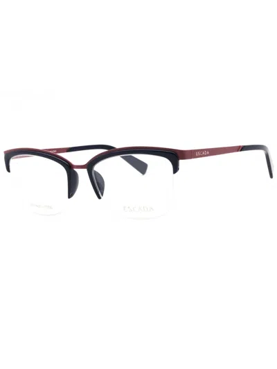 Escada Rectangle Eyeglasses For Women - Modern Elegance In Black