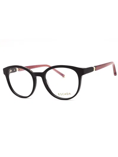 Escada Round Acetate Eyeglasses For Women In Black