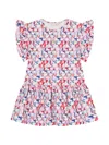 Escada Ruffle Printed Dress In Multi