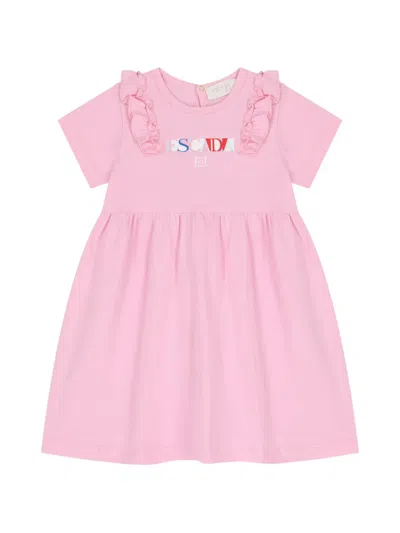 Escada Babies' Ruffled Dress In Pink