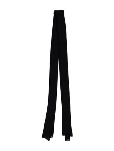 Pre-owned Escada Scarf In Black