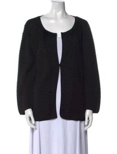 Pre-owned Escada Scoop Neck Sweater In Black