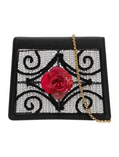 Pre-owned Escada Sequins Minaudière In Black
