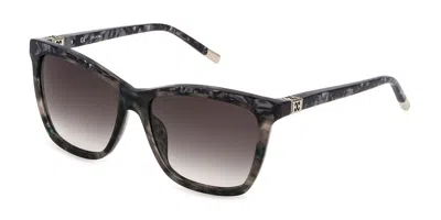 Escada Sesc20 0p59 Women's Sunglasses Grey Size 56