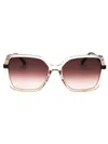 Escada Sesd90 Rectangular Women's Sunglasses In Neutral