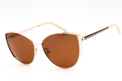Escada Sese59 Cat Eye Sunglasses In Rose Gold