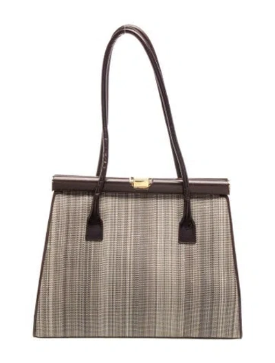 Pre-owned Escada Shoulder Bag In Black