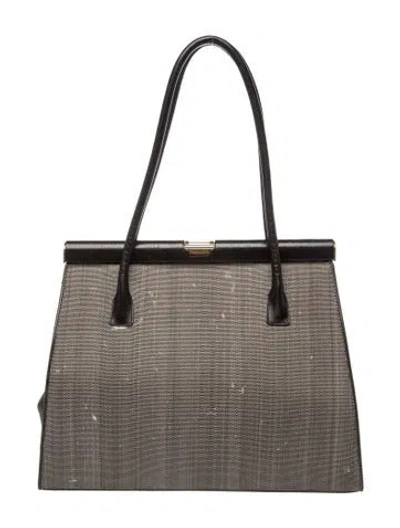 Pre-owned Escada Shoulder Bag In Grey