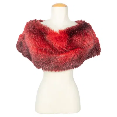 Pre-owned Escada Shrug In Red