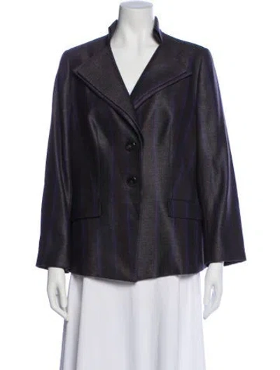 Pre-owned Escada Silk Blazer In Multi