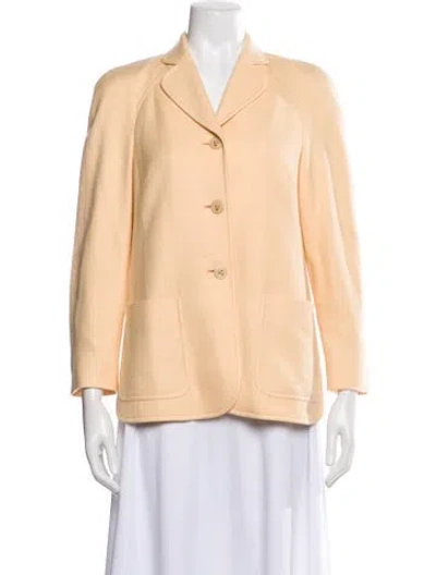 Pre-owned Escada Silk Blazer In Neutral