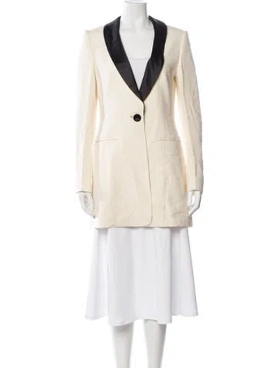 Pre-owned Escada Silk Blazer In Neutral