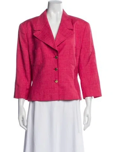 Pre-owned Escada Silk Blazer In Pink