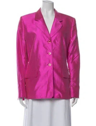 Pre-owned Escada Silk Blazer In Pink