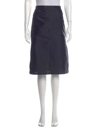 Pre-owned Escada Silk Knee-length Skirt In Neutral